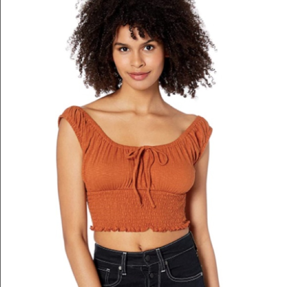 Billabong Cap Sleeve Crop Top